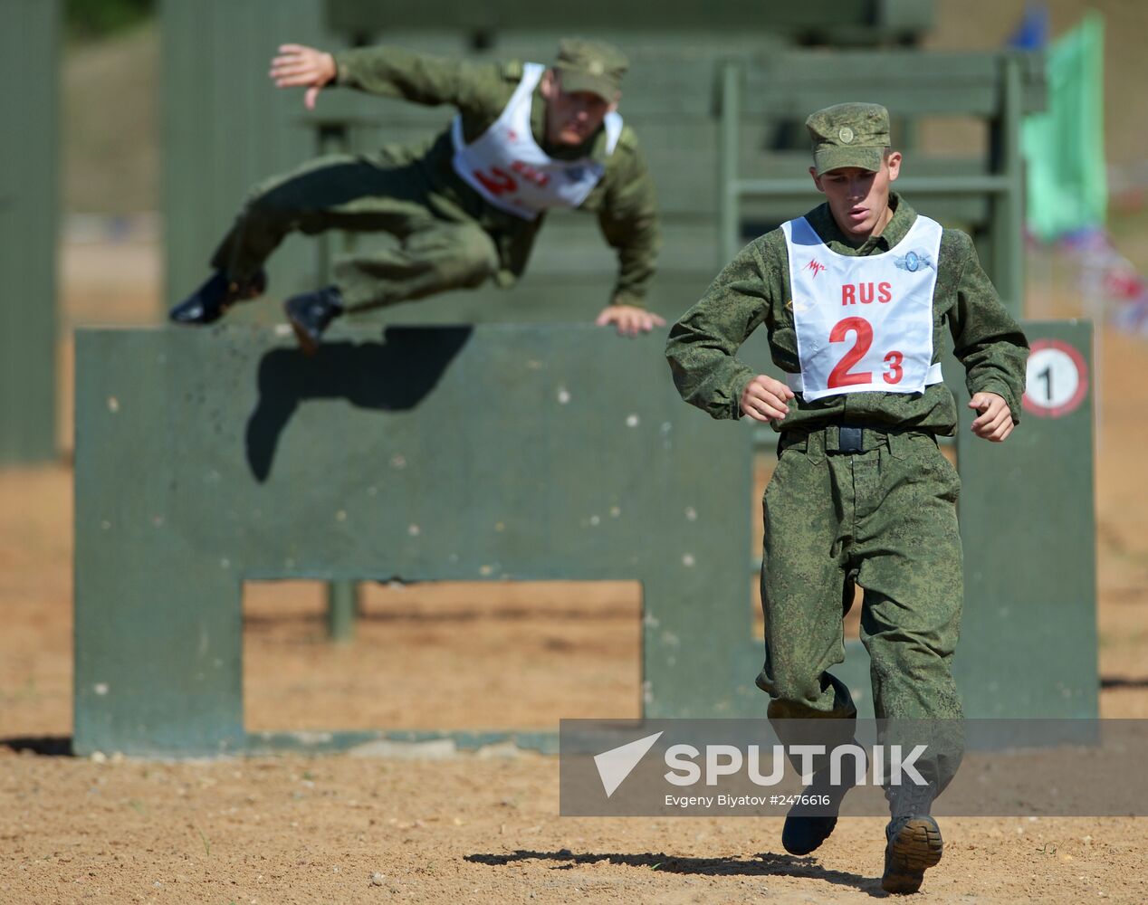 Tank biathlon 2014. Athletic Stage