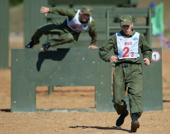 Tank biathlon 2014. Athletic Stage