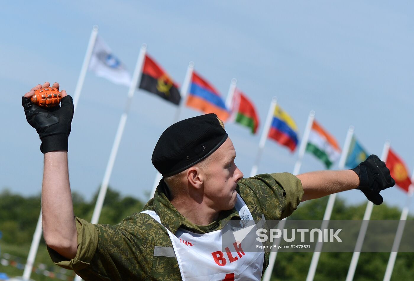 Tank Biathlon 2014. Athletic Stage
