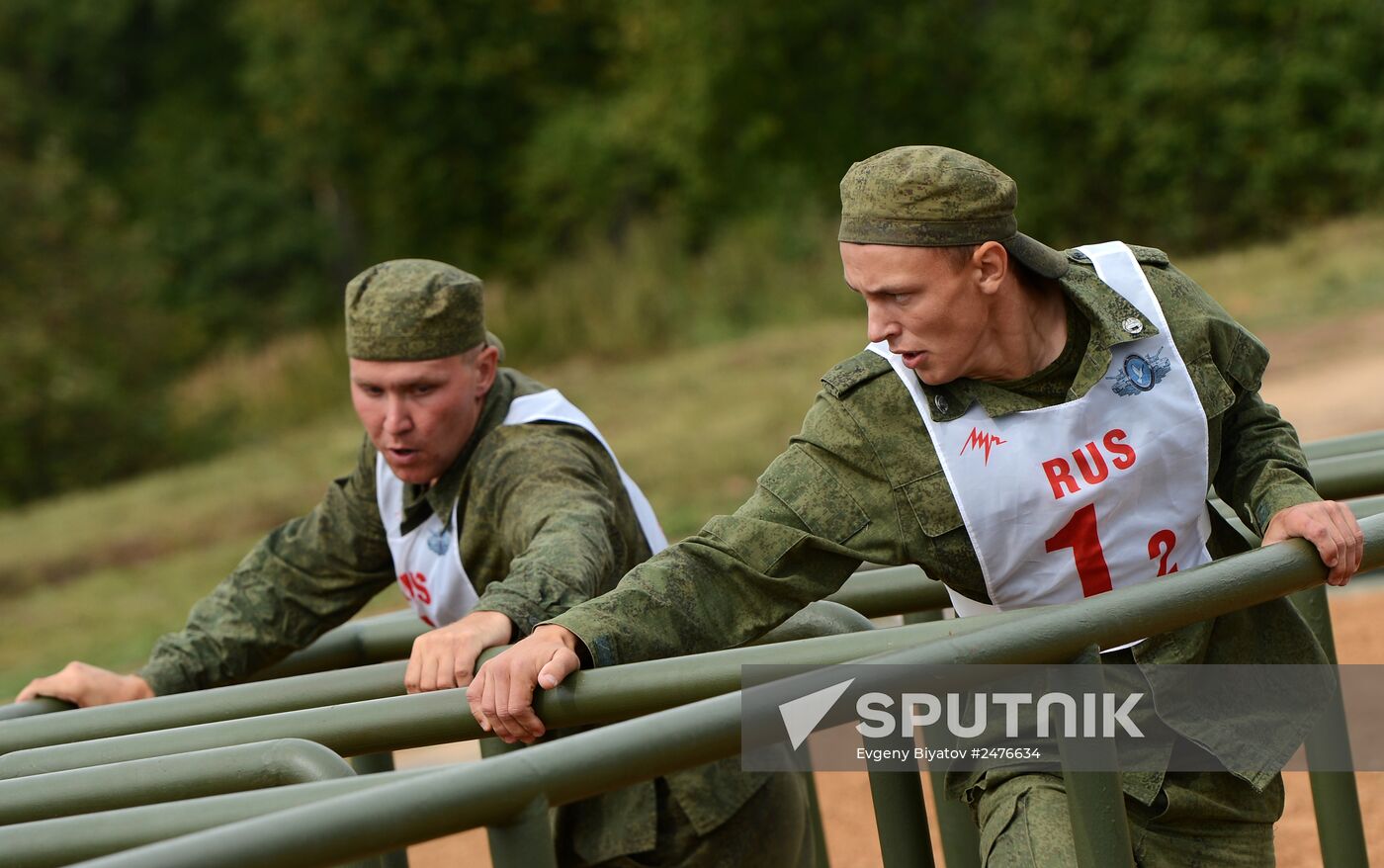 Tank Biathlon 2014. Athletic Stage