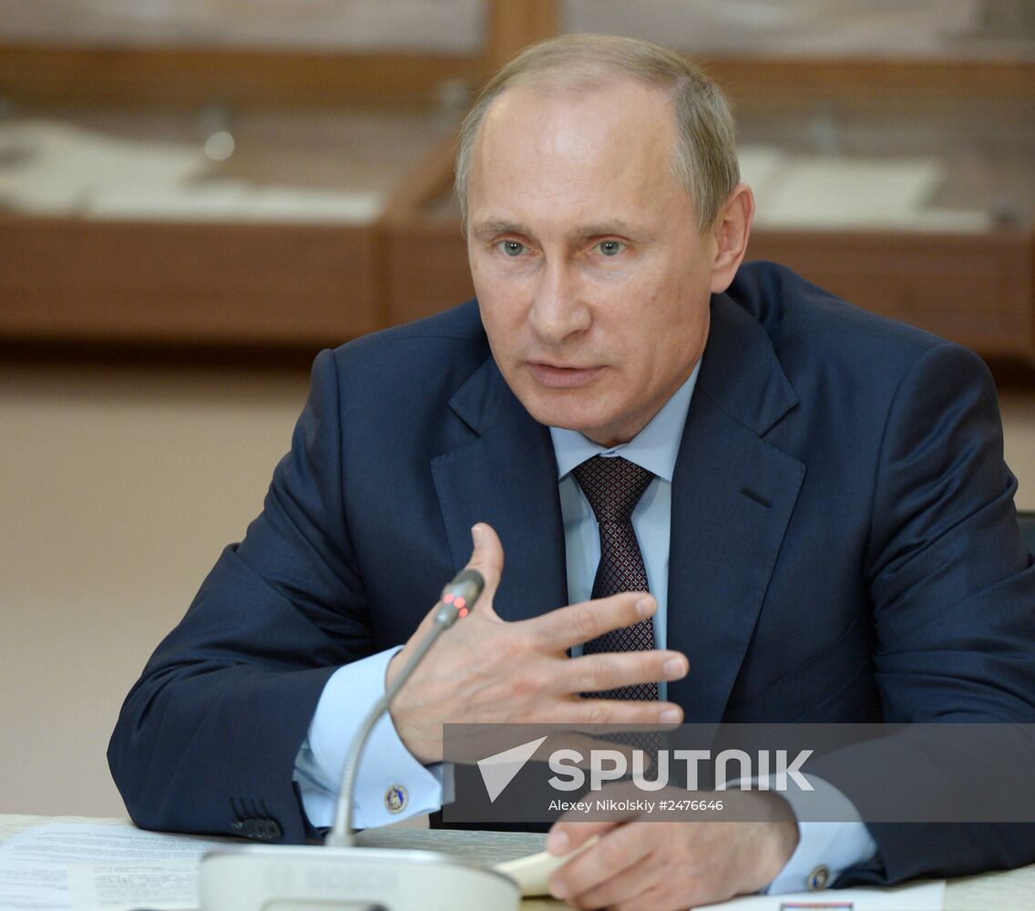 Vladimir Putin's working visit to Crimean Federal District. Day Two