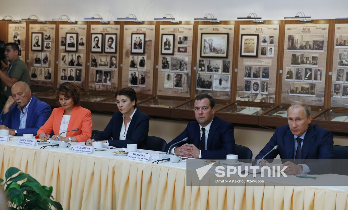 Vladimir Putin's working visit to Crimean Federal District. Day Two