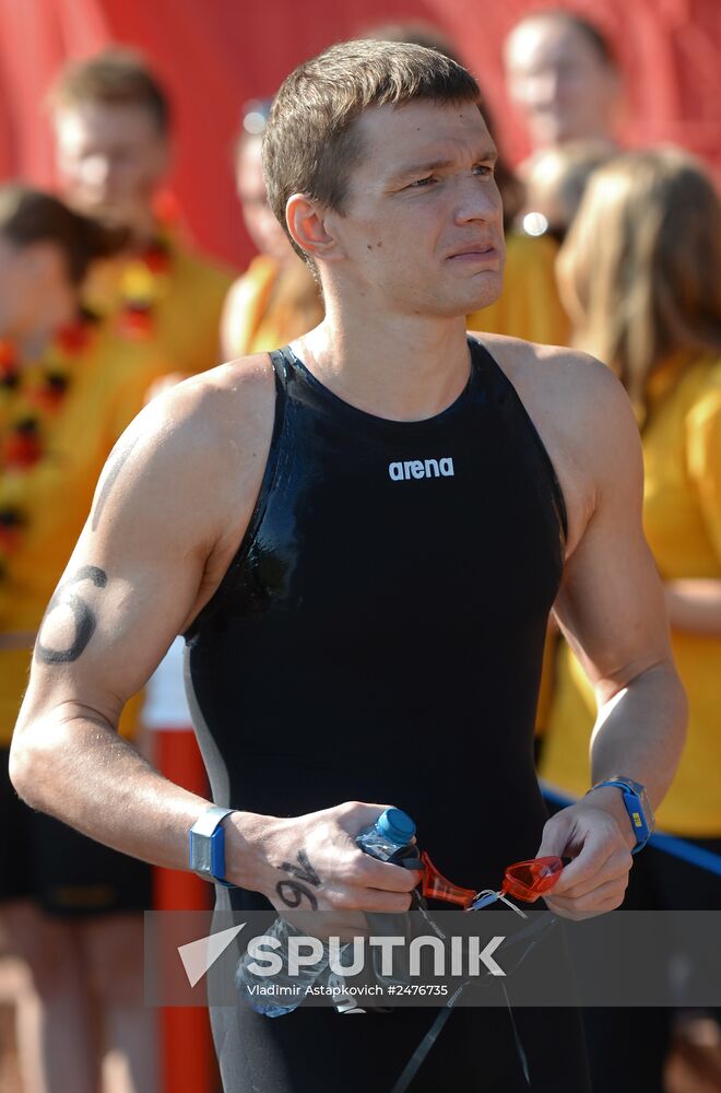 European Swimming Championships. Day two