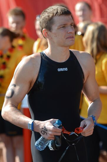 European Swimming Championships. Day two