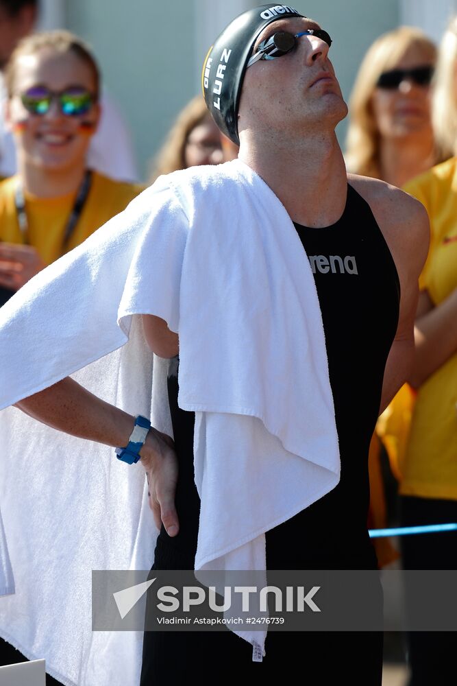 European Swimming Championships. Day two