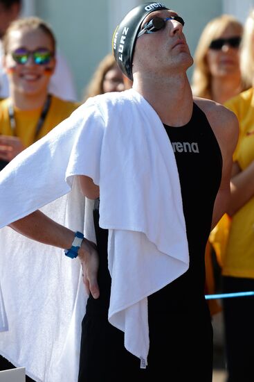 European Swimming Championships. Day two