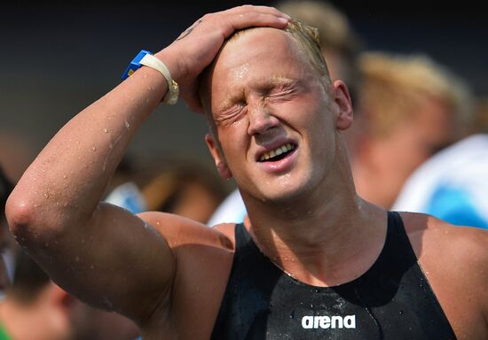 European Swimming Championships. Day two