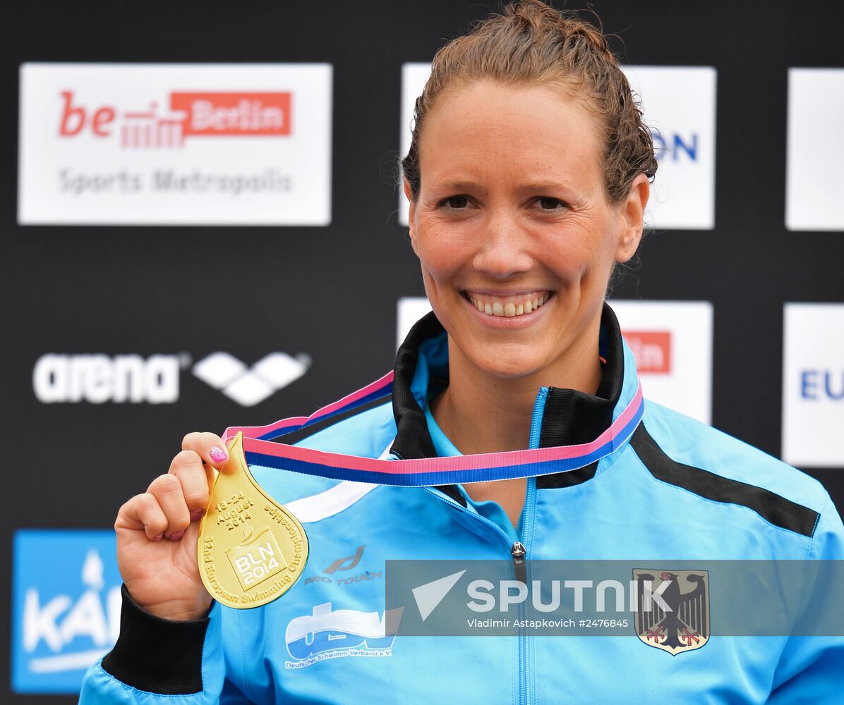 European Swimming Championships. Day two