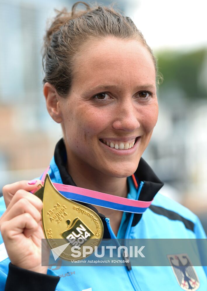 European Aquatics Championships. Day two