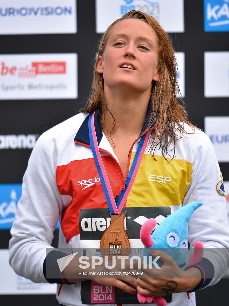 European Swimming Championships. Day two