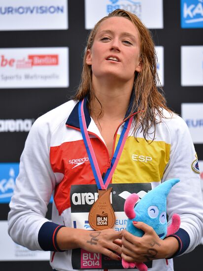 European Swimming Championships. Day two