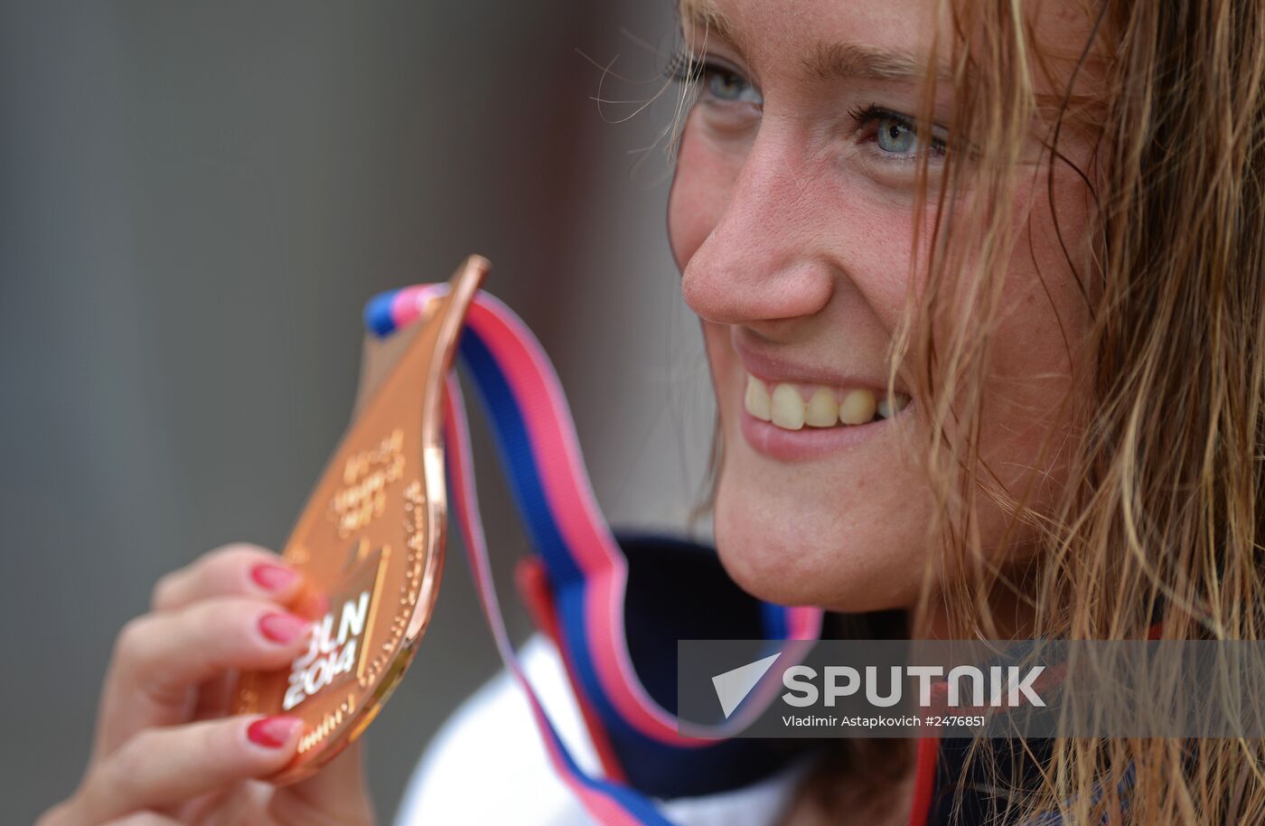 European Swimming Championships. Day two