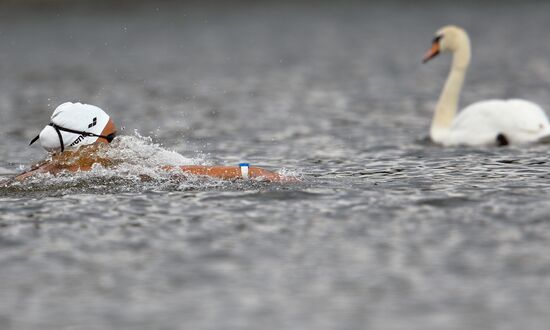 European Swimming Championships. Day two