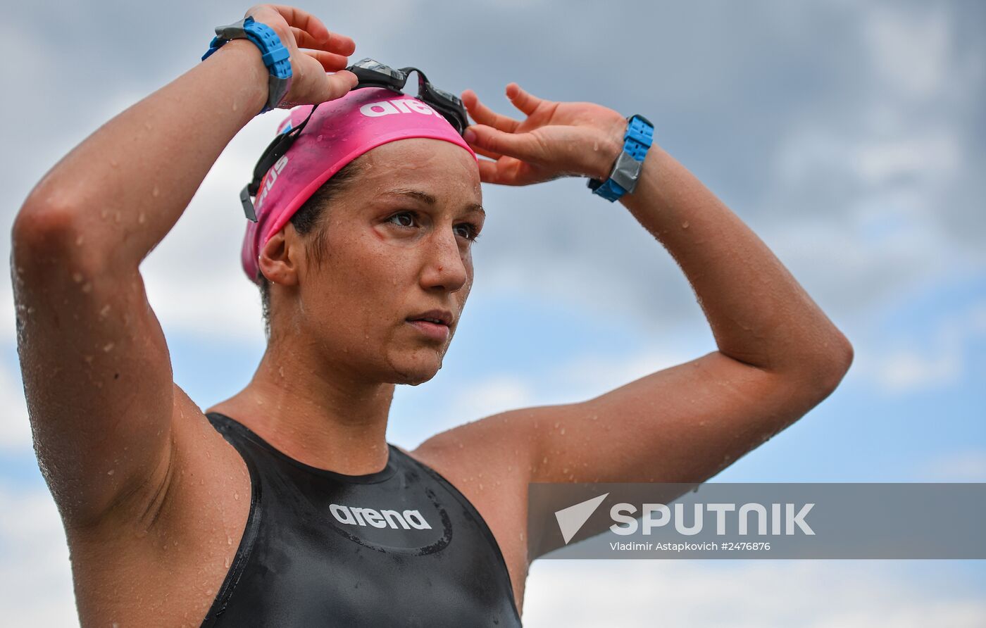 European Swimming Championships. Day two
