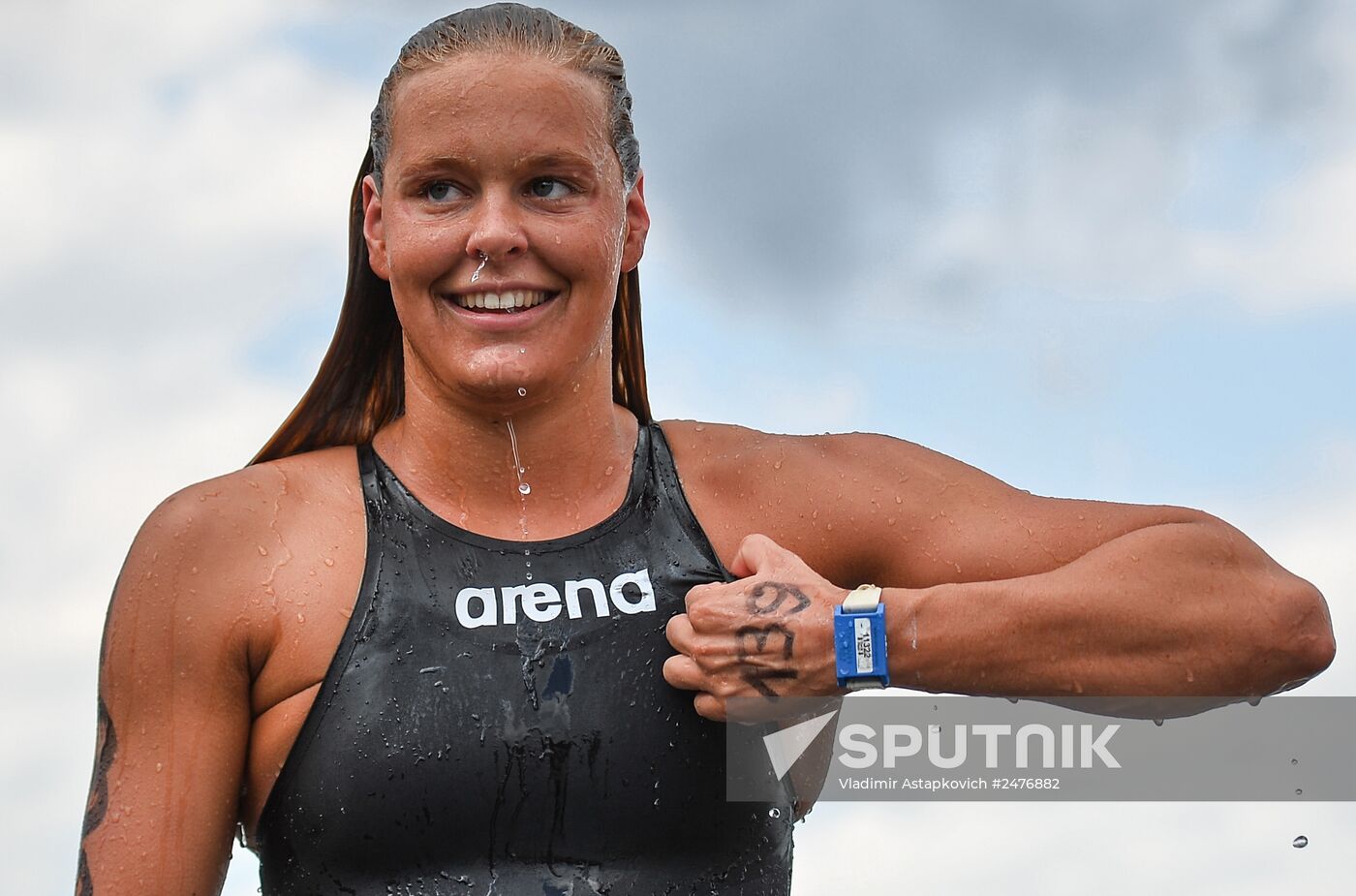 European Swimming Championships. Day two