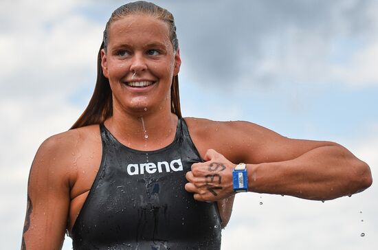 European Swimming Championships. Day two