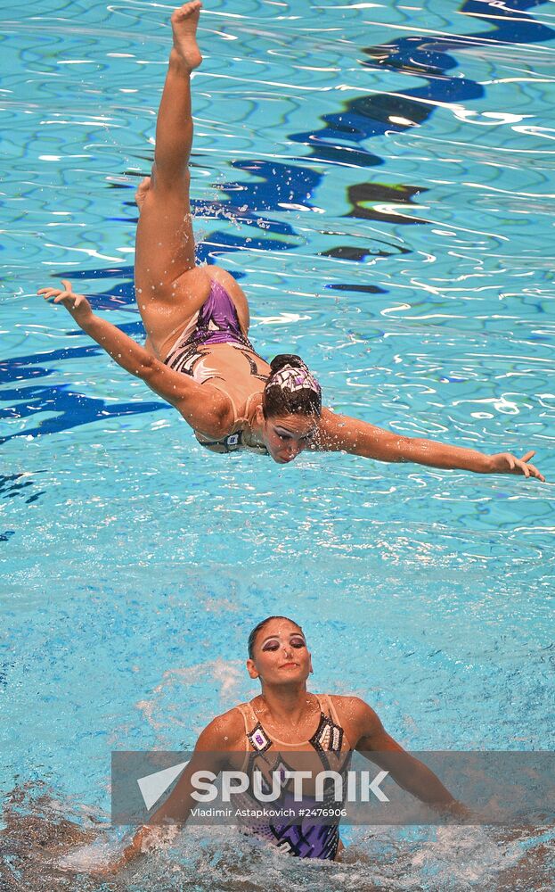 European Aquatics Championships. Day two