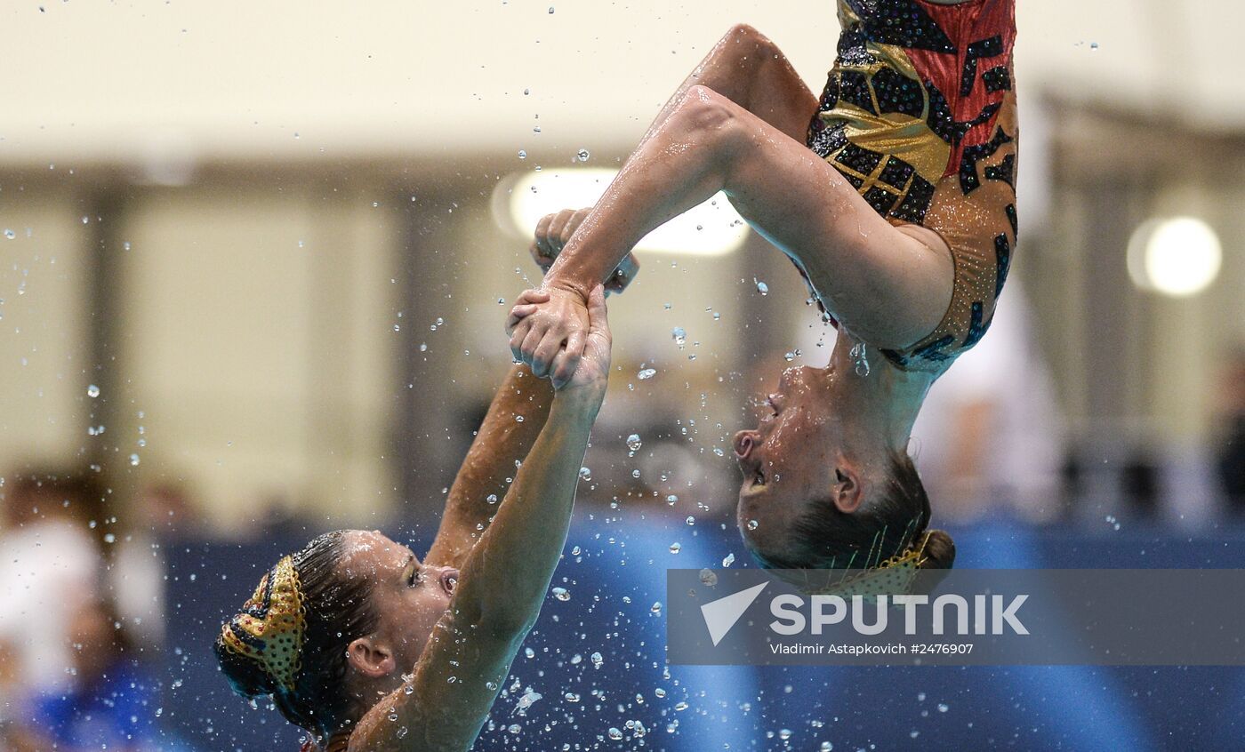 European Aquatics Championships. Day two