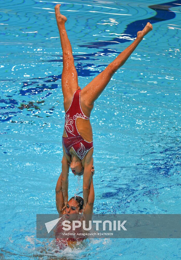 European Aquatics Championships. Day two