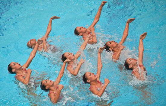European Aquatics Championships. Day two