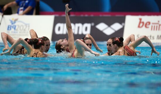 European Aquatics Championships. Day two