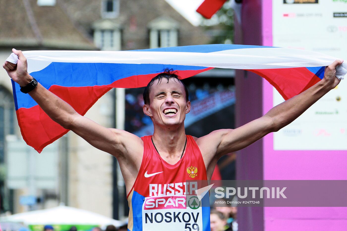 European Athletics Championships. Day Four