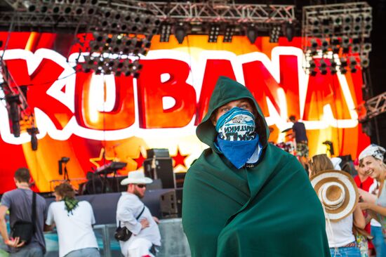 Kubana music festival in Krasnodar Territory