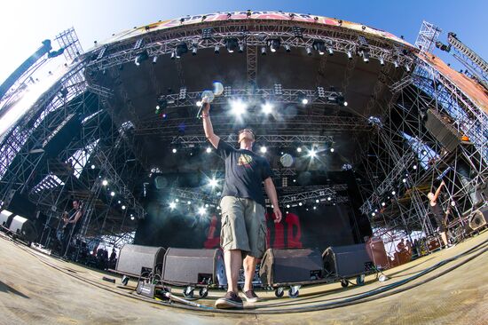 Kubana music festival in Krasnodar Territory