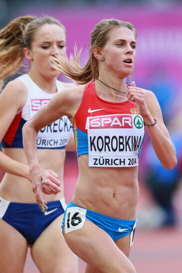 European Athletics Championships. Day five
