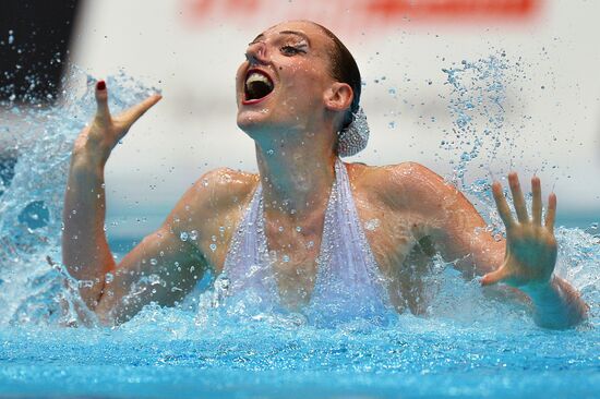 European aquatics championships. Day five