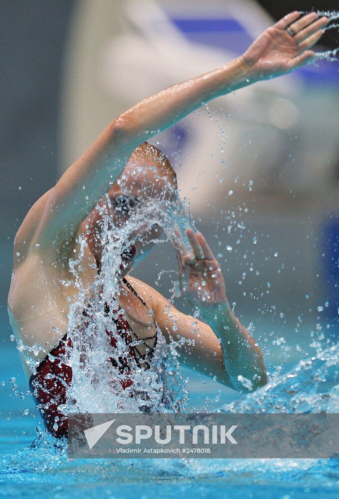 European aquatics championships. Day five