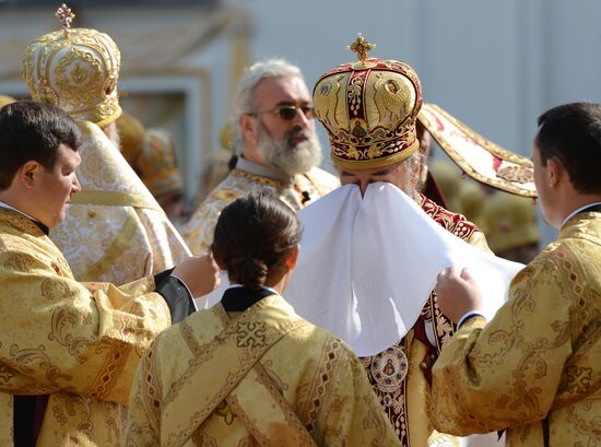 Primate of Moscow Patriarchate's Ukrainian Orthodox Church enthroned