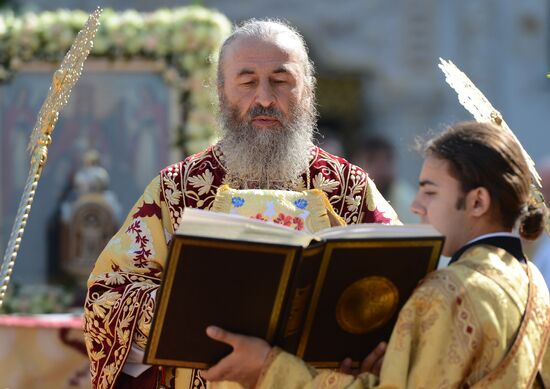 Primate of Moscow Patriarchate's Ukrainian Orthodox Church enthroned