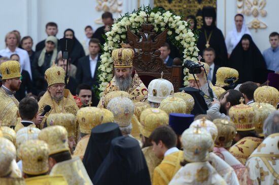 Primate of Moscow Patriarchate's Ukrainian Orthodox Church enthroned