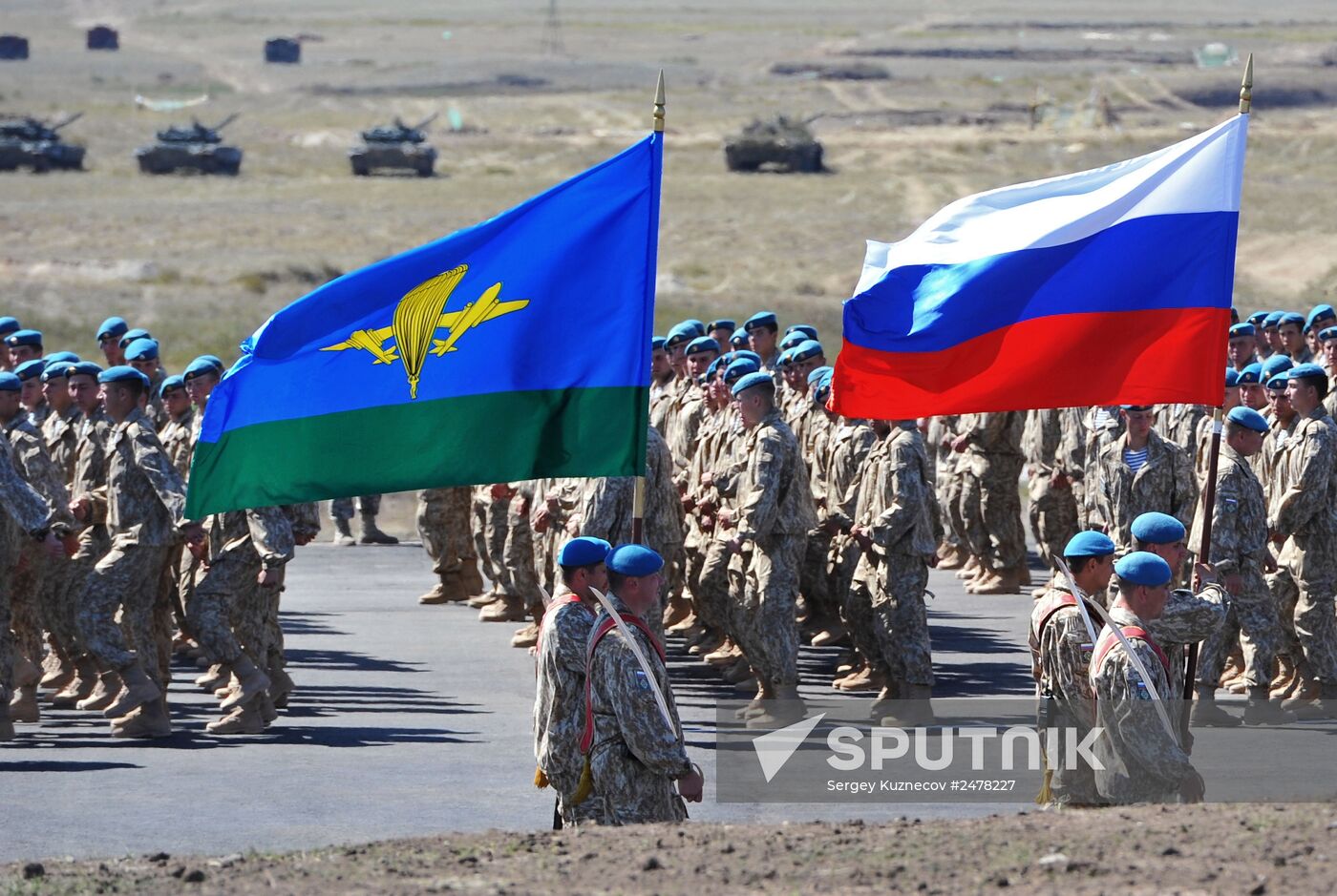 Interaction 2014 CSTO CRRF military drill in Kazakhstan