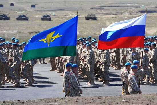 Interaction 2014 CSTO CRRF military drill in Kazakhstan