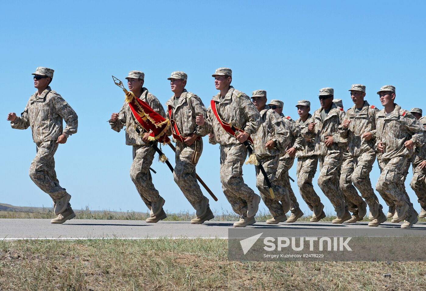 Interaction 2014 CSTO CRRF military drill in Kazakhstan