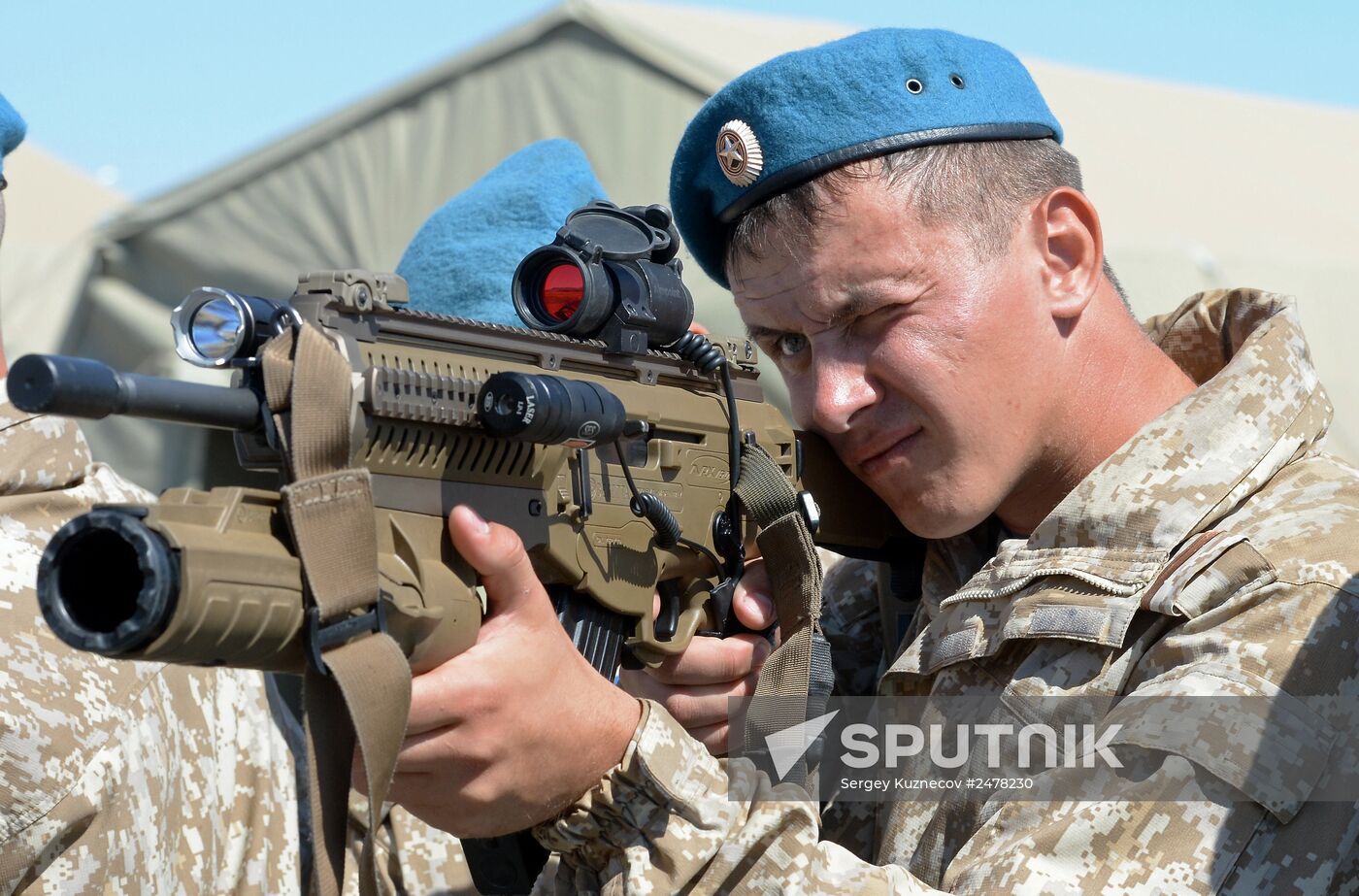 Interaction 2014 CSTO CRRF military drill in Kazakhstan
