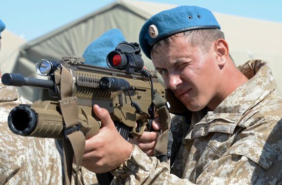 Interaction 2014 CSTO CRRF military drill in Kazakhstan