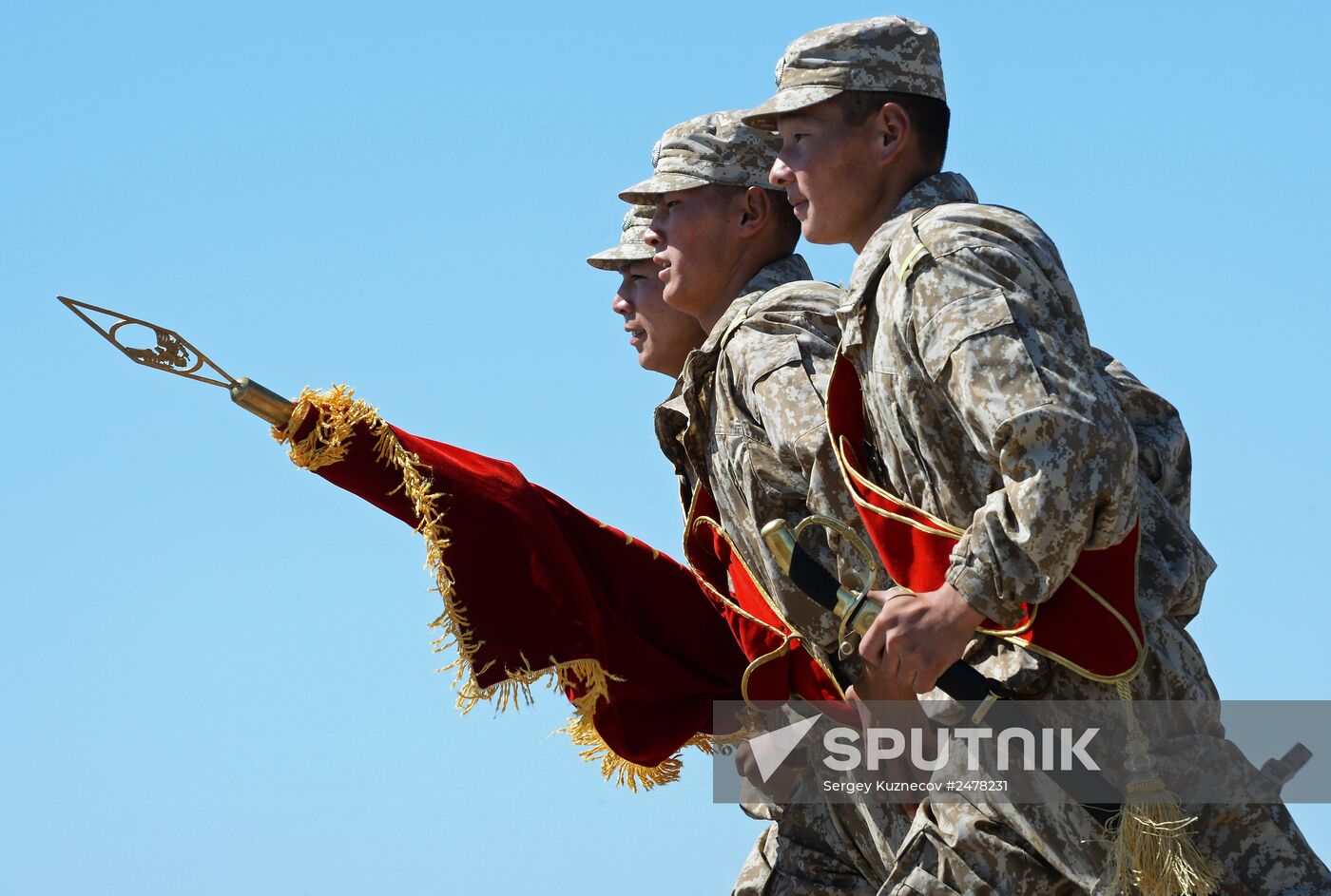 Interaction 2014 CSTO CRRF military drill in Kazakhstan