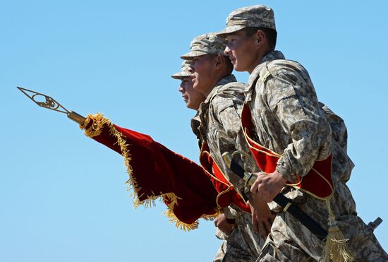 Interaction 2014 CSTO CRRF military drill in Kazakhstan