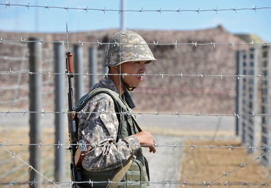 Interaction 2014 CSTO CRRF military drill in Kazakhstan