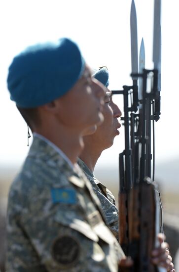 Interaction 2014 CSTO CRRF military drill in Kazakhstan