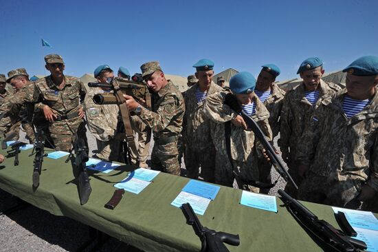 Interaction 2014 CSTO CRRF military drill in Kazakhstan