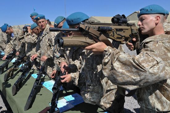 Interaction 2014 CSTO CRRF military drill in Kazakhstan