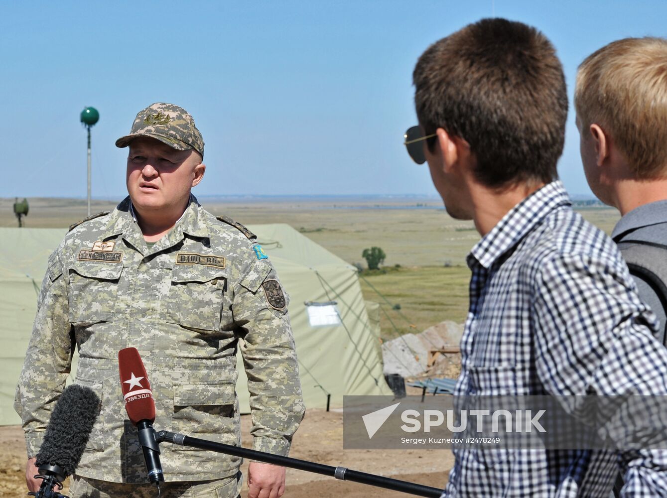 Interaction 2014 CSTO CRRF military drill in Kazakhstan