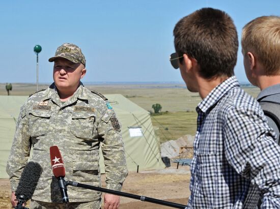 Interaction 2014 CSTO CRRF military drill in Kazakhstan