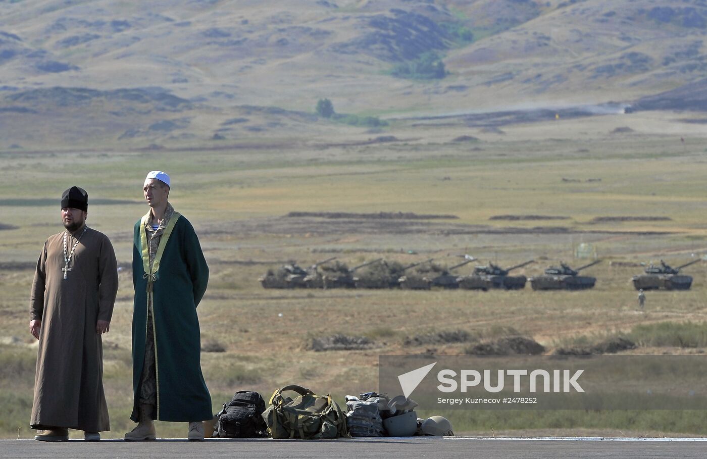 Interaction 2014 CSTO CRRF military drill in Kazakhstan