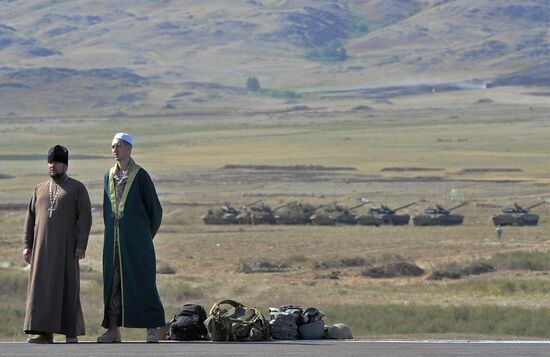 Interaction 2014 CSTO CRRF military drill in Kazakhstan