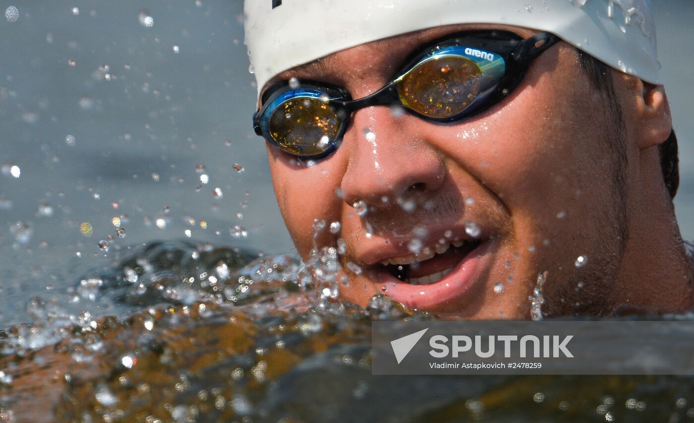 European aquatics championships. Day five